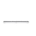 CHERRY KC 200 MX keyboard Universal USB QWERTZ German Silver, White