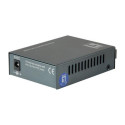 LevelOne RJ45 to SC Fast Ethernet Media Converter, Single-Mode Fiber, 1550nm, 80km