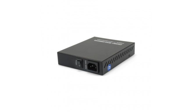LevelOne RJ45 to SC Managed Fast Ethernet Media Converter, Single-Mode Fiber, 20km
