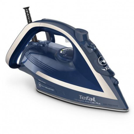 Tefal Ultragliss Anti-Calc Plus FV6830 Steam iron 2800 W Blue, Silver