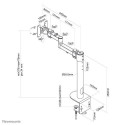 Neomounts FPMA-D960BLACKPLUS Monitor arm 10-49&quot;