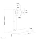 Neomounts FPMA-D890WHITE Monitor stand 10-30&quot;