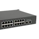 LevelOne 34-Port Fast Ethernet PoE Switch, 802.3at/af PoE, 32 PoE Outputs, 2 x Gigabit RJ45, 250W