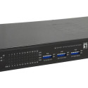 LevelOne 26-Port Fast Ethernet PoE Switch, 24 PoE Outputs, 2 x Gigabit RJ45, 150W