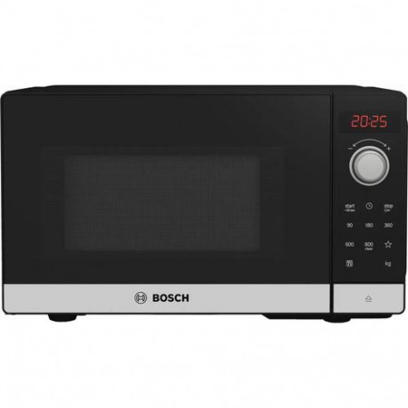 Bosch Serie 2 FFL023MS2 microwave Black, Stainless steel Solo microwave Countertop 20 L 800 W