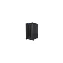Lanberg FF01-8022-23BL rack cabinet 22U Freestanding rack Black