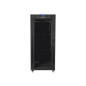 Lanberg FF01-8027-12BL rack cabinet 27U Freestanding rack Black