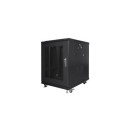 Lanberg FF01-6815-23B rack cabinet 19U Freestanding rack Black