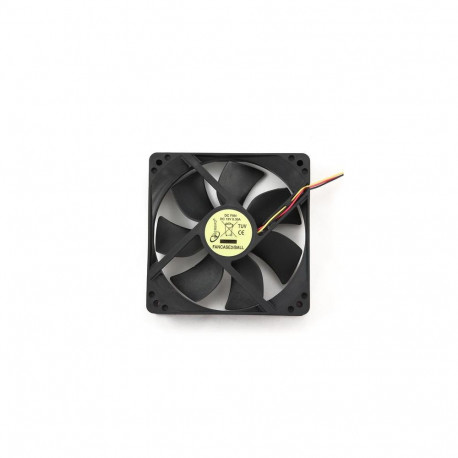 Gembird FANCASE3/BALL computer cooling system Computer case Fan 12 cm Black
