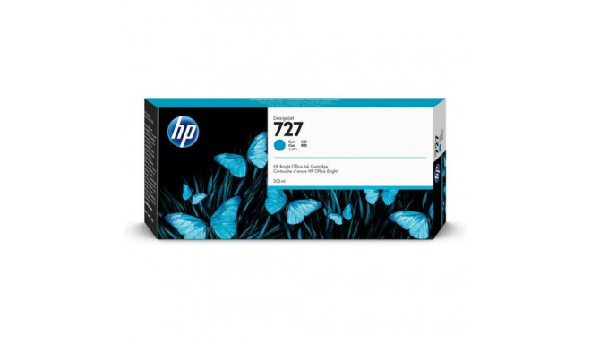 HP 727 300-ml Cyan DesignJet Ink Cartridge