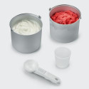 Severin EZ 7406 ice cream maker Compressor ice cream maker 2 L 180 W Stainless steel