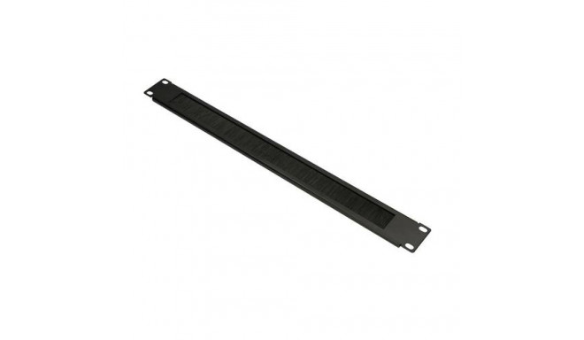 Extralink Cable organizer 1U with brush, black