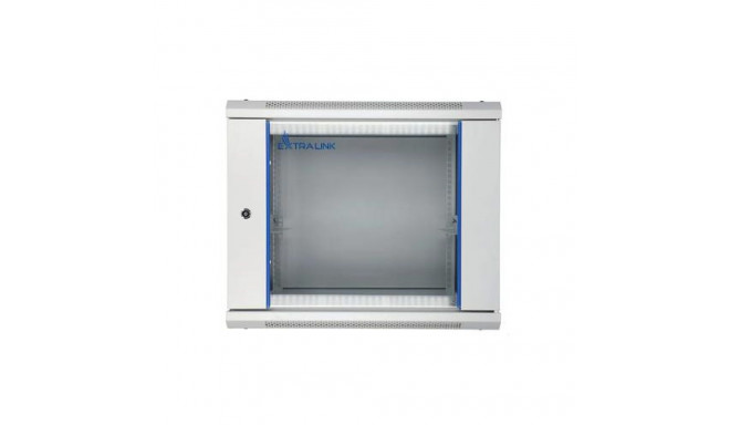 Extralink Rackmount cabinet 9U 600x600 Gray wall mounted