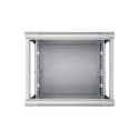 Extralink Rackmount cabinet 9U 600x600 Gray wall mounted