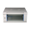 Extralink Rackmount cabinet 4U 600x450 Gray wall mounted