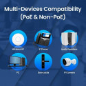 Extralink PoE Switch CERES 8x 100Mb/s PoE/PoE+, 2x RJ45 Uplink 100Mb/s, 96W