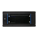 Extralink Rackmount cabinet 4U 600x600 Black wall mounted