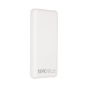 Extralink Powerbank EPB-098W 10000mAh White Power bank, USB-C