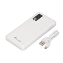 Extralink Powerbank EPB-098W 10000mAh White Power bank, USB-C