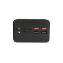 Extralink Powerbank EPB-114 50000 mAh Black Power bank, USB-C