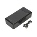 Extralink Powerbank EPB-114 50000 mAh Black Power bank, USB-C