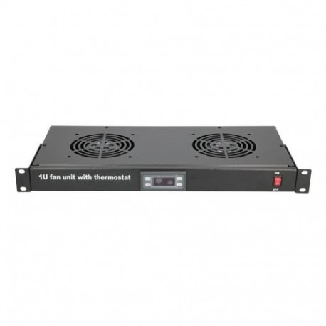 Extralink Fan panel 19", 2 fans, with thermostat