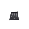 Extralink Shelf 1U 350mm Black 19&quot;, for wall cabinets
