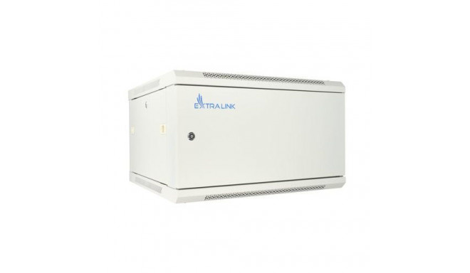 Extralink Rackmount cabinet 6U 600x600 ASP Gray wall mounted, metal door