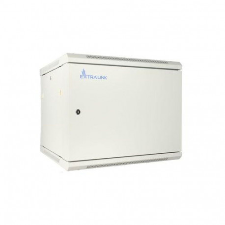 Extralink Rackmount cabinet 12U 600x450 ASP Gray wall mounted, metal door