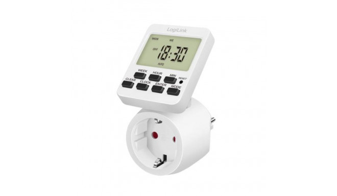 LogiLink ET0014 electrical timer White Daily/Weekly timer