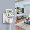 LogiLink ET0014 electrical timer White Daily/Weekly timer