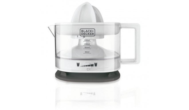 Black &amp; Decker BXCJ25E Centrifugal juicer 25 W Grey, Transparent, White