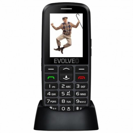 Evolveo EasyPhone EG 6.1 cm (2.4") 105 g Black Senior phone