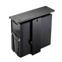 LogiLink EO0031 CPU holder Desk-mounted CPU holder Black