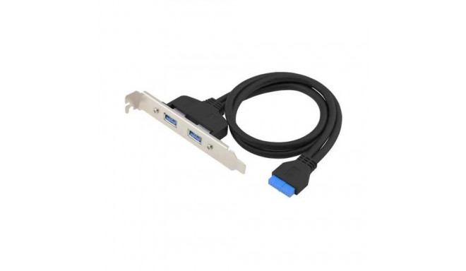 Conceptronic EMRICK11B 19 Pin Female to Dual USB-A Female USB 3.0 Adapter