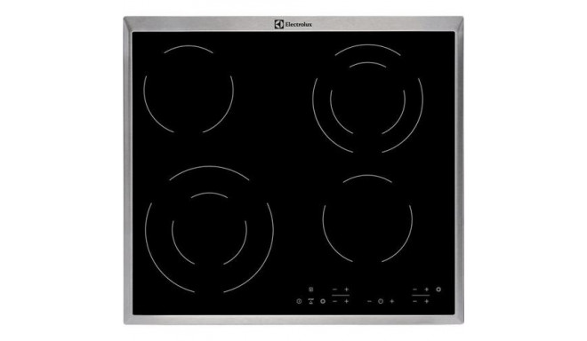 Electrolux EHF6342XOK hob Black Built-in Ceramic 4 zone(s)