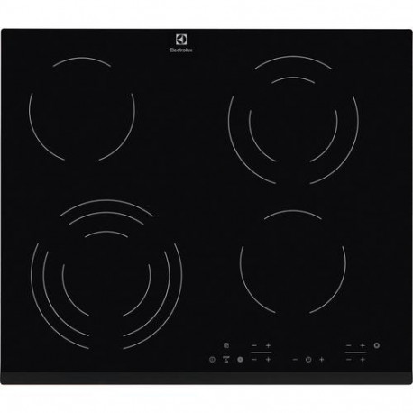 Electrolux EHF6343FOK Black Built-in 60 cm Ceramic 4 zone(s)