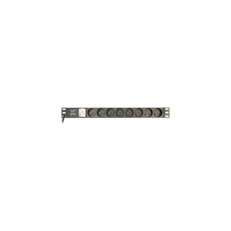 Gembird EG-PDU-014-F power distribution unit (PDU) 8 AC outlet(s) 1U Black