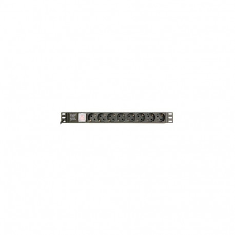 Gembird EG-PDU-014-C14 power distribution unit (PDU) 8 AC outlet(s) 1U Black