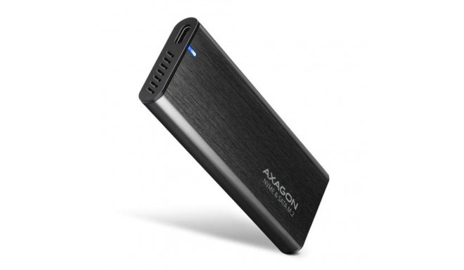Axagon EEM2-SB2 storage drive enclosure SSD enclosure Black M.2