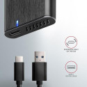 Axagon EEM2-SBC externes Gehäuse für M.2 SSDs USB-C 3.2 Gen 2 - schwarz SSD enclosure Black