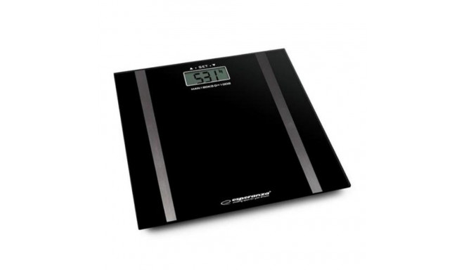Esperanza EBS018K personal scale Rectangle Black Electronic personal scale