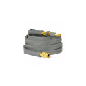Daewoo DWH9124 garden hose 25 m Metal, Polyvinyl chloride (PVC), Textile Grey