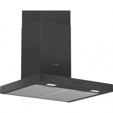 Bosch Serie 2 DWB66BC60 cooker hood Wall-mounted Black B 621 m³/h