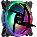 Aerocool DUO12 PC Fan 12cm ARGB LED Dual Ring Antivibration 6 Pins Black