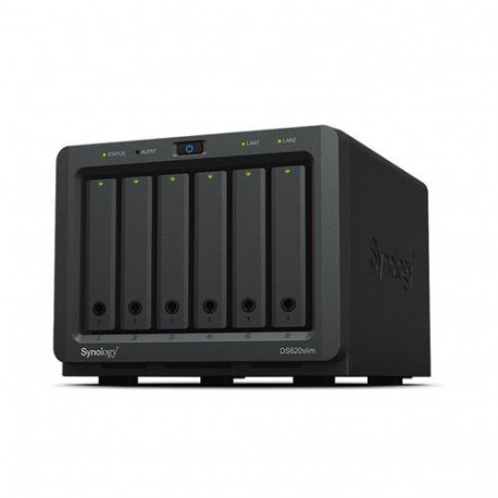 Synology DiskStation DS620SLIM NAS/storage server Desktop Intel® Celeron® J3355 2 GB DDR3L 0 TB Disk