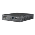 Shuttle XPC slim Barebone DS50U, Intel Celeron 7305, 2x LAN (1x 2.5Gbit ,1x 1Gbit), 1xCOM,1xHDMI,1xD