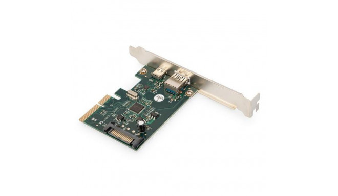 Digitus PCIe card, USB Type-CTM + USB-A