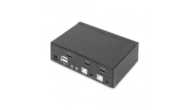 Digitus KVM Switch, 2 Port, Single Display, 4K, HDMI®