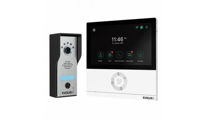 Evolveo DPAHD7W video intercom system 2 MP 17.8 cm (7&quot;) White